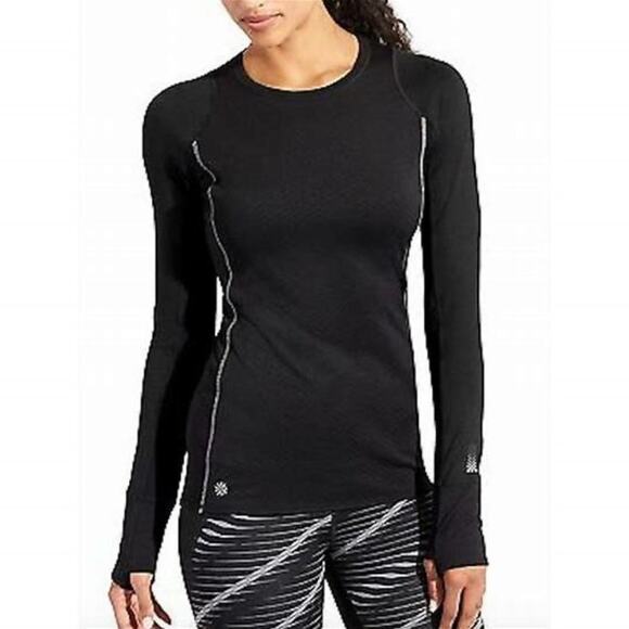 Athleta Longsleeve Heatzone Running Shirt -  Size L - Picture 1 of 11